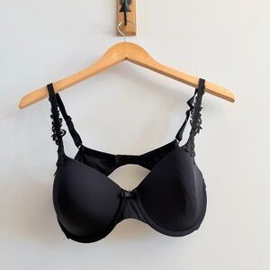 🖤 Black Lace Underwire Bra – Size 36C